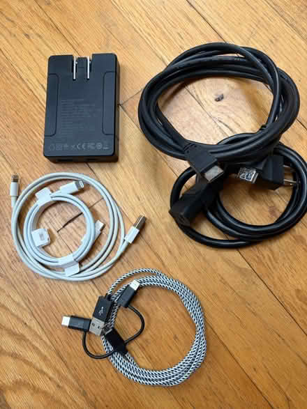 Photo of free Electronics cable, cords, charger (Walden - North Porter Square) #1