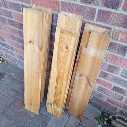 Photo of free Pine shelves (Haldens AL7) #1