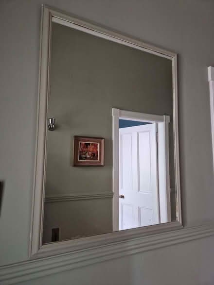 Photo of free Large mirror with grey wooden frame (Comely Bank EH4) #1