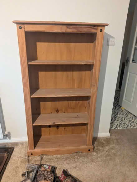 Photo of free Corona 3/4 High Wooden Bookcase (Maidstone ME15) #2