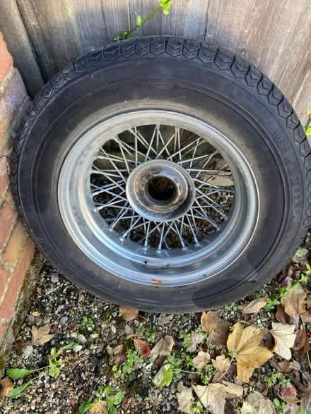 Photo of free Classic car spoke wheel (SN8 Marlborough) #1