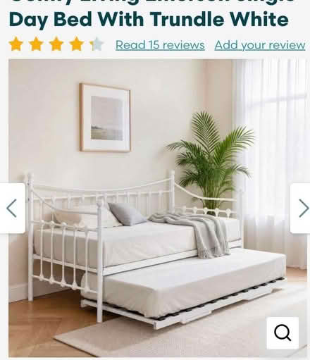 Photo of free Used metal day bed with trundle frame similar to photo (Goldsworth Park GU21) #1