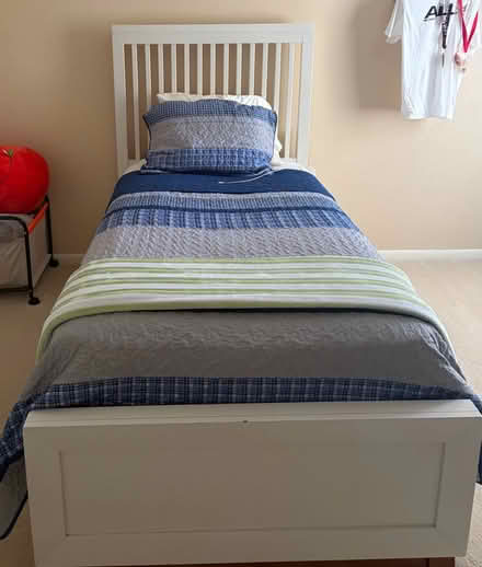 Photo of free 2 twin beds/mattresses, 1 trundle (Eldridge North) #3