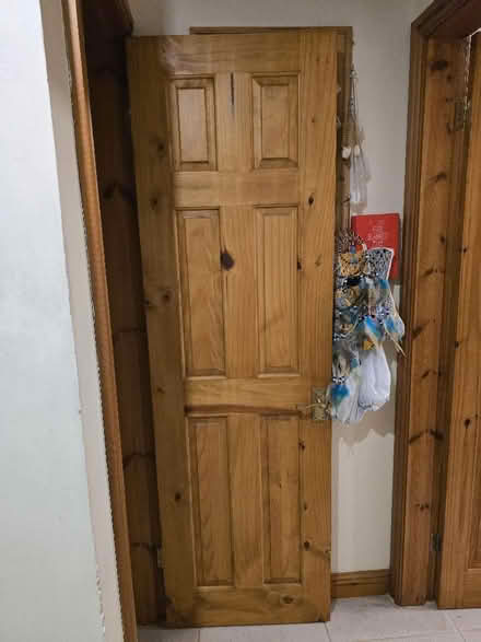 Photo of free 2 x pine doors (Lydgate OL4) #1