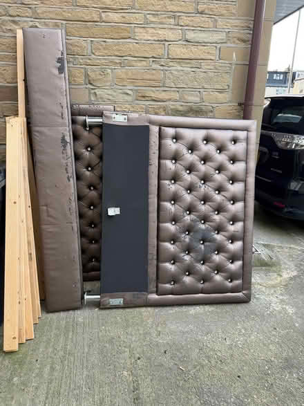 Photo of free Double Bed & Mattress (Bd3 7lf) #4