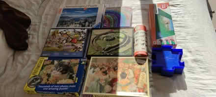 Photo of free Jigsaws + mat + trays (Corsham SN13) #1