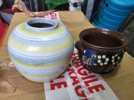 Photo of free 2 vases/pots (Netherfield MK6) #1