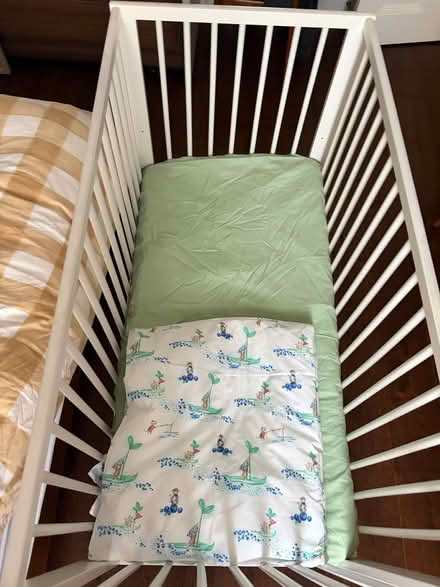 Photo of free Ikea cot and mattress (Morningside) #2