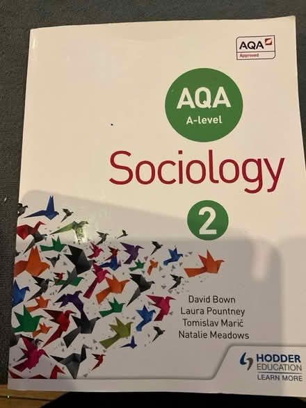 Photo of free AQA A-Level Sociology book (Merry Hill WD23) #1