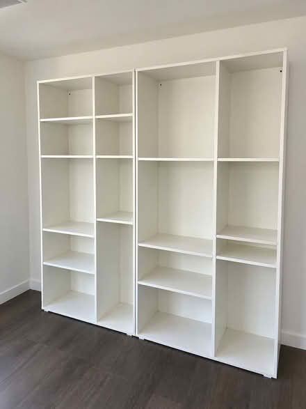 Photo of free 2 IKEA VIHALS White Shelving Unit (upper holloway N19) #1
