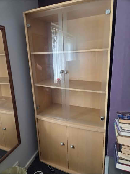 Photo of free Glass front shelving and cupboard (Kirkham PR4) #2
