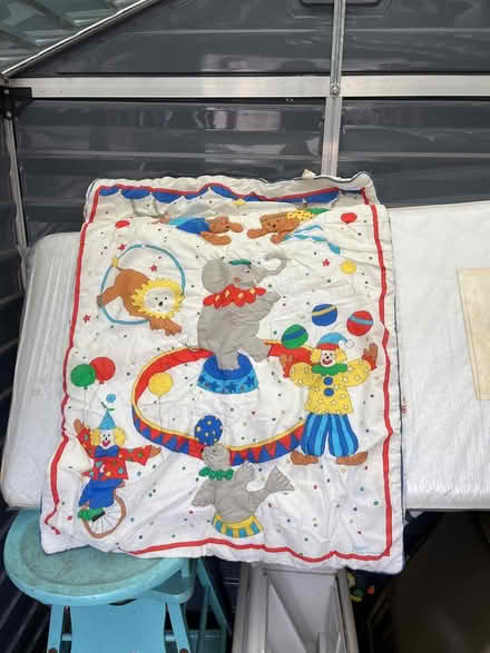 Photo of free Crib bedding (Oradell) #1