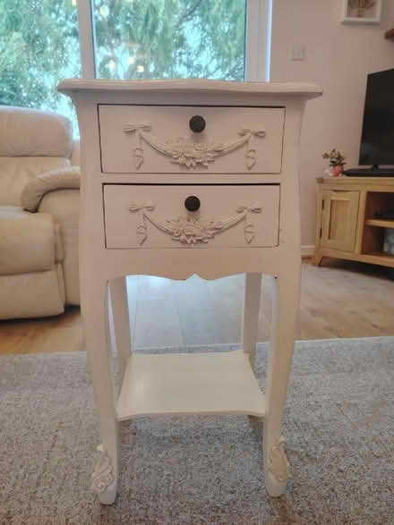 Photo of free White bedside table (Marston Jabbett CV11) #1