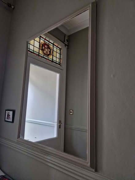 Photo of free Large mirror with grey wooden frame (Comely Bank EH4) #2