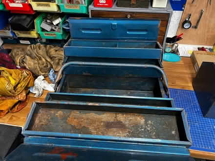 Photo of free Two metal toolboxes (Tadley RG26) #1