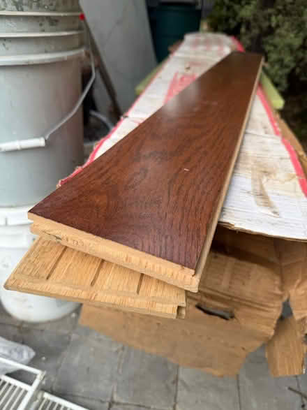 Photo of free Box of solid oak flooring (South Berkeley) #1