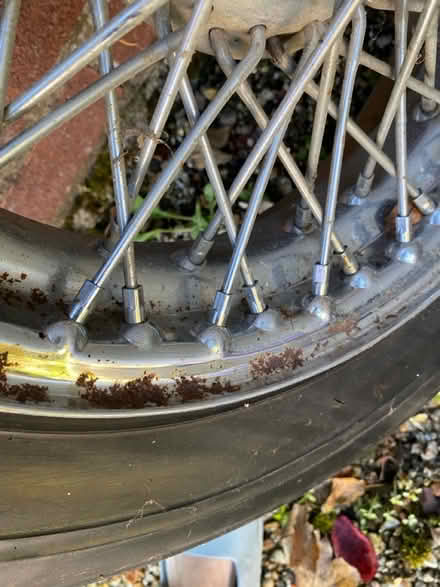 Photo of free Classic car spoke wheel (SN8 Marlborough) #3