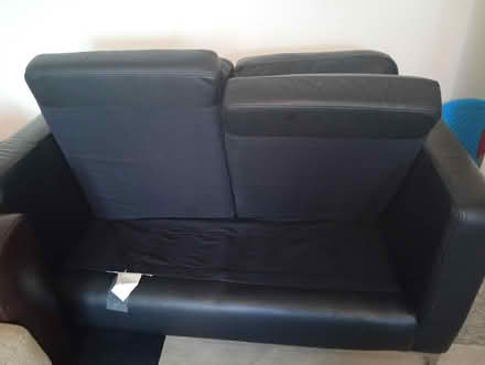 Photo of free Leather sofa (Bushey) #2