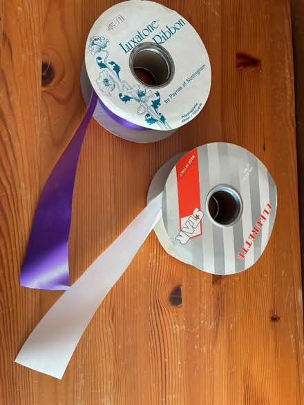 Photo of free Two Rolls Of Wide Ribbon (North Ascot SL5) #1