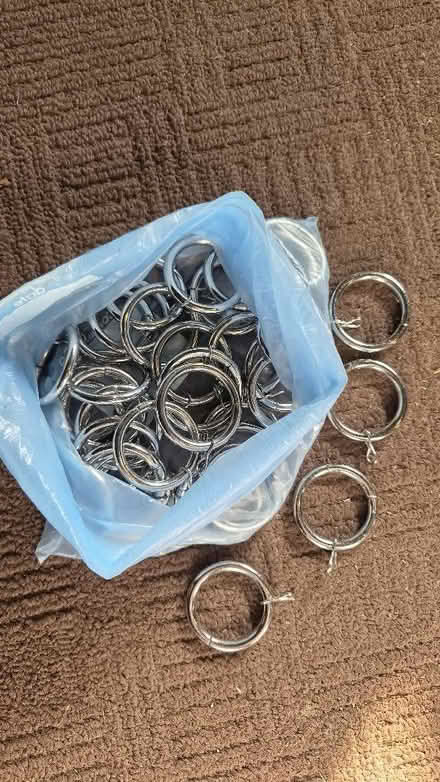 Photo of free Metal curtain rings (Ashford TW15) #1