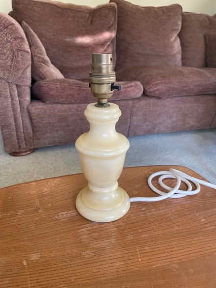 Photo of free Table lamp - marble feel (De Parys MK40) #1