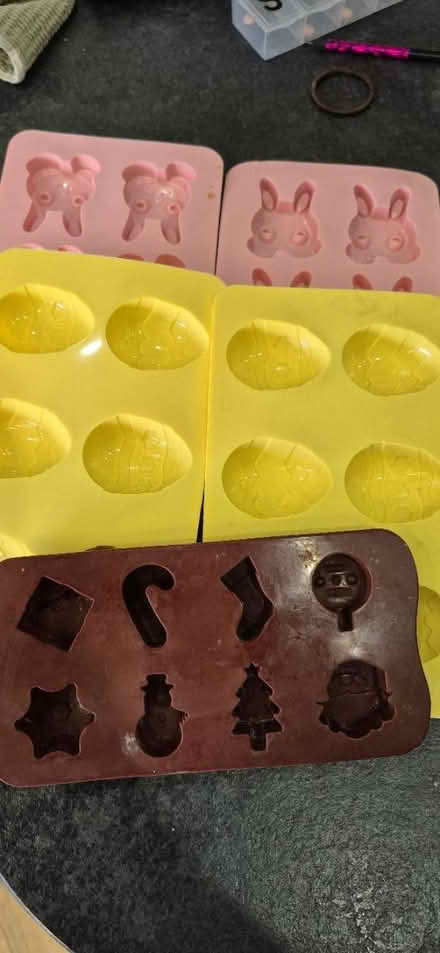 Photo of free Silicone chocolate moulds (ME15 Westmorland Road) #1
