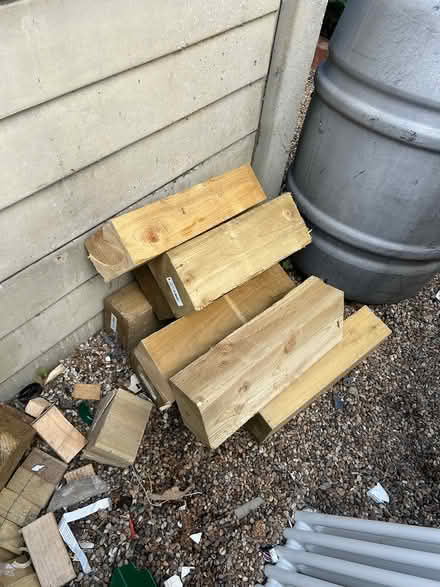 Photo of free Garden sleeper off cuts (Colchester CO4) #1
