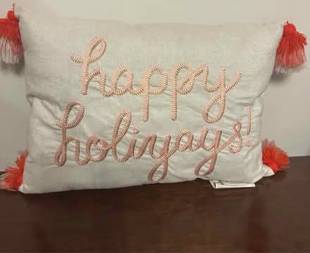 Photo of free Holiday pillow (Burlington) #1