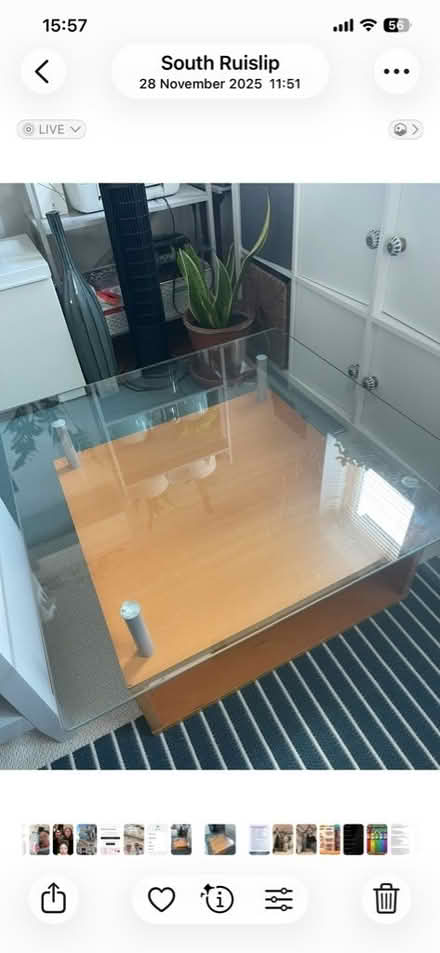 Photo of free Glass top coffee table (Northolt HA4) #1
