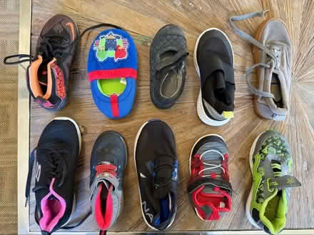 Photo of free Kids shoes needing mates, washed (Valencia Avenue, Sunnyvale) #1