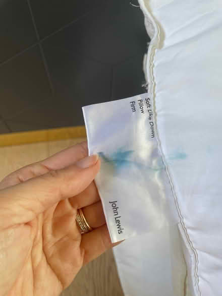Photo of free 3 feather pillows in good condition (Brockley SE4) #2