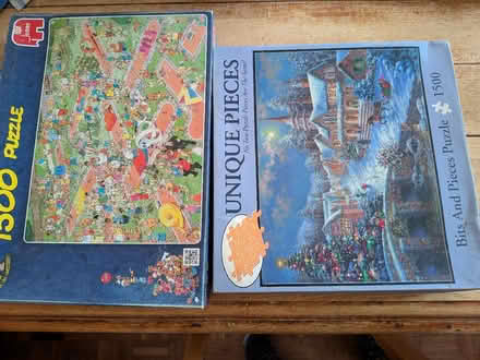 Photo of free Two 1500 piece jigsaw puzzles (Shippon OX13) #1