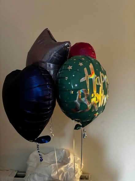 Photo of free Helium Birthday balloons x4 (Newington, EH16) #1