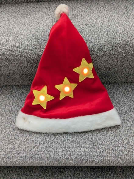 Photo of free Santa Hat with Lights and Jingle Bells Tune (Beulah Hill SE19) #1