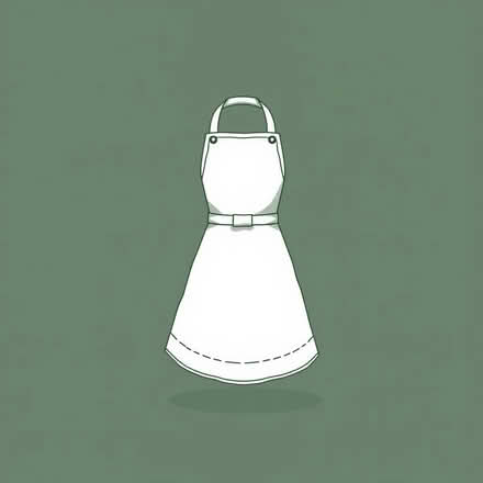 Photo of Victorian style white apron (Stannington S6) #1