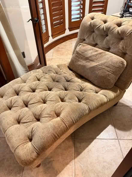 Photo of free Tufted Chaise Lounge (Cypress) #2