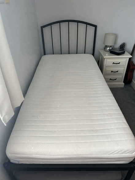 Photo of free Single metal bed frame & airflow mattress (Hulham EX8) #3