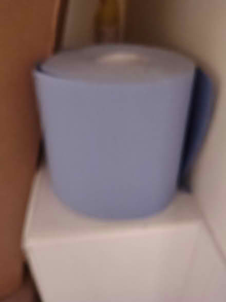 Photo of free Blue paper roll (south Harlow CM18) #1