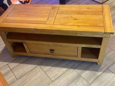 Photo of free Solid oak coffee table (Gobowen SY11) #1
