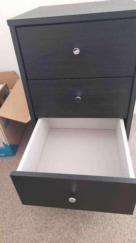 Photo of free Black bedside unit (New Malden KT3) #3