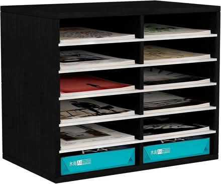 Photo of free Wood Desktop Organiser - Black (Dollis Hill NW2) #4