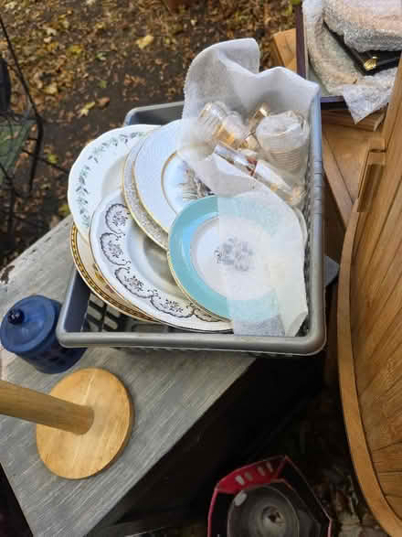 Photo of free Box if china tea set, plates and bricabrac (Sutton Courtenay OX14) #1