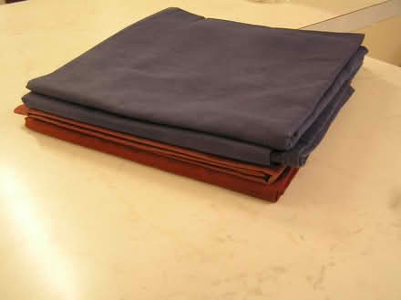 Photo of free Poly-cotton sheeting (red & blue) (West Moors BH22) #1