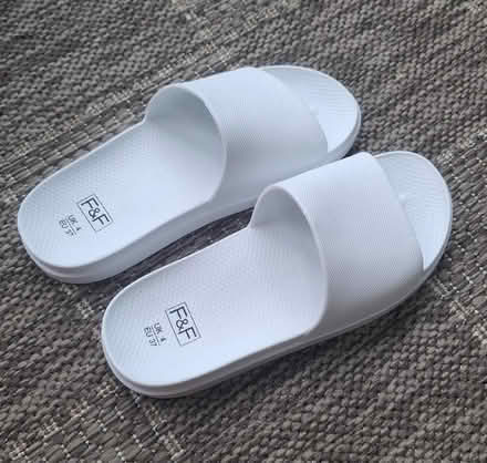 Photo of free White size 4 sliders, never worn (Boughton Monchelsea ME17) #1