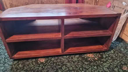 Photo of free Chunky wooden TV corner stand (Bexleyheath DA6) #2