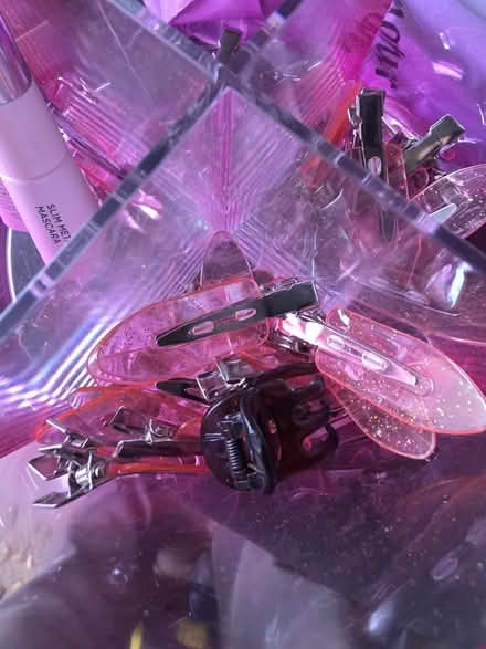 Photo of free Spinning container + hair clips (Cyncoed, CF23) #2