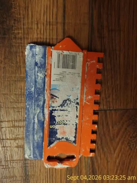 Photo of free Adhesive & Grout Toothed Spreader (south Harlow CM18) #1