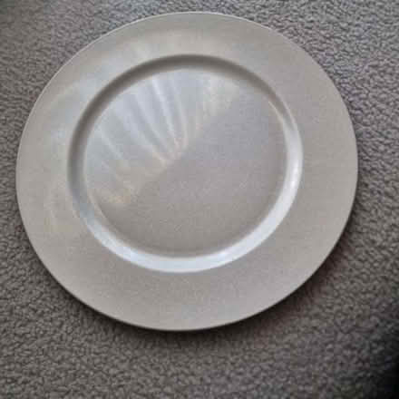 Photo of free Silver glitter 13 inch diameter charger plates (Uxbridge UB10) #1