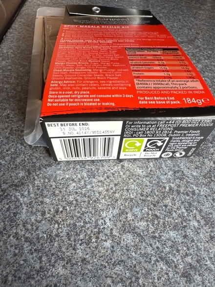 Photo of free Spicy Masala kit (Caterham CR3) #2