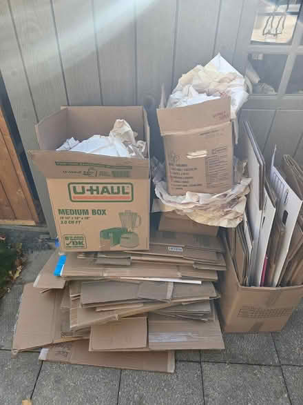 Photo of free Moving Boxes and Paper (Orleans) #1